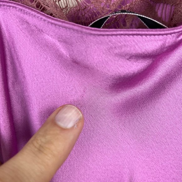 Victoria's Secret Fairy Drape Slit Satin Midi Dress - Picture 7 of 8